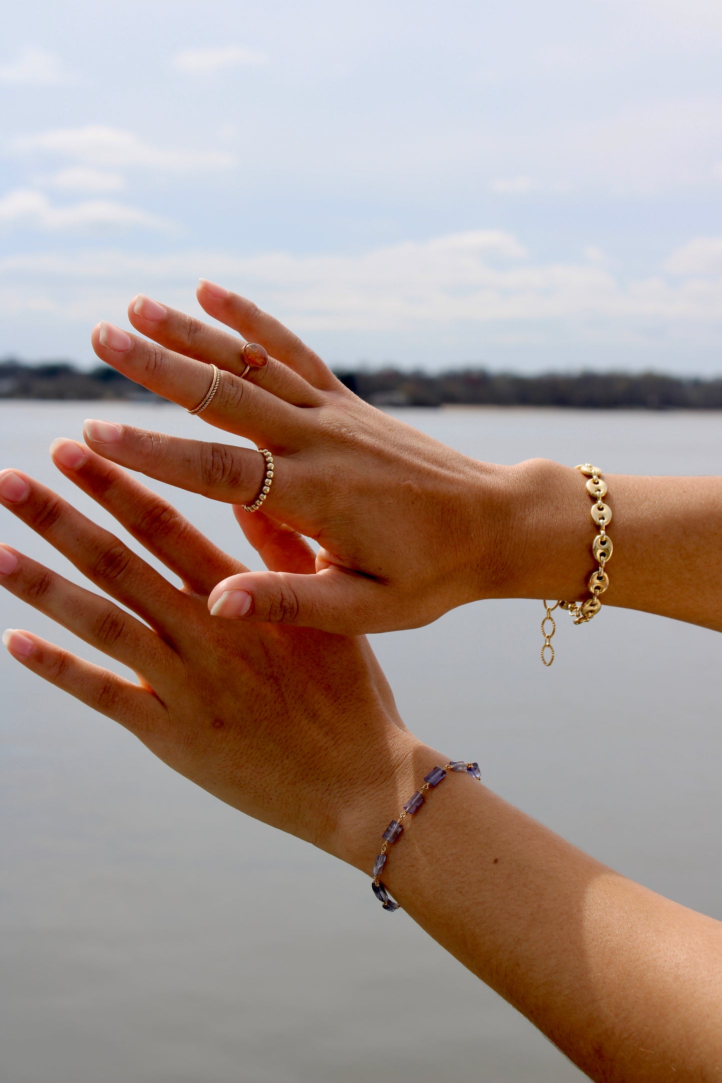 Gemstone Bracelet - Faceted Kunzite