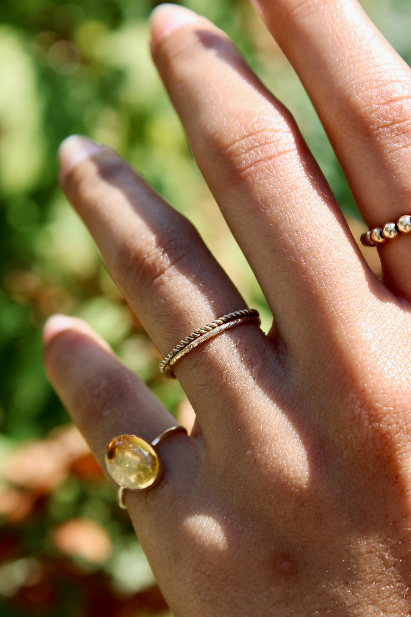 Citrine Gemstone Ring